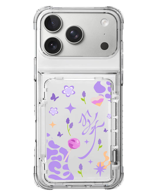 iPhone Crystal Wallet Standing Case - BLACKPINK Jisoo 1