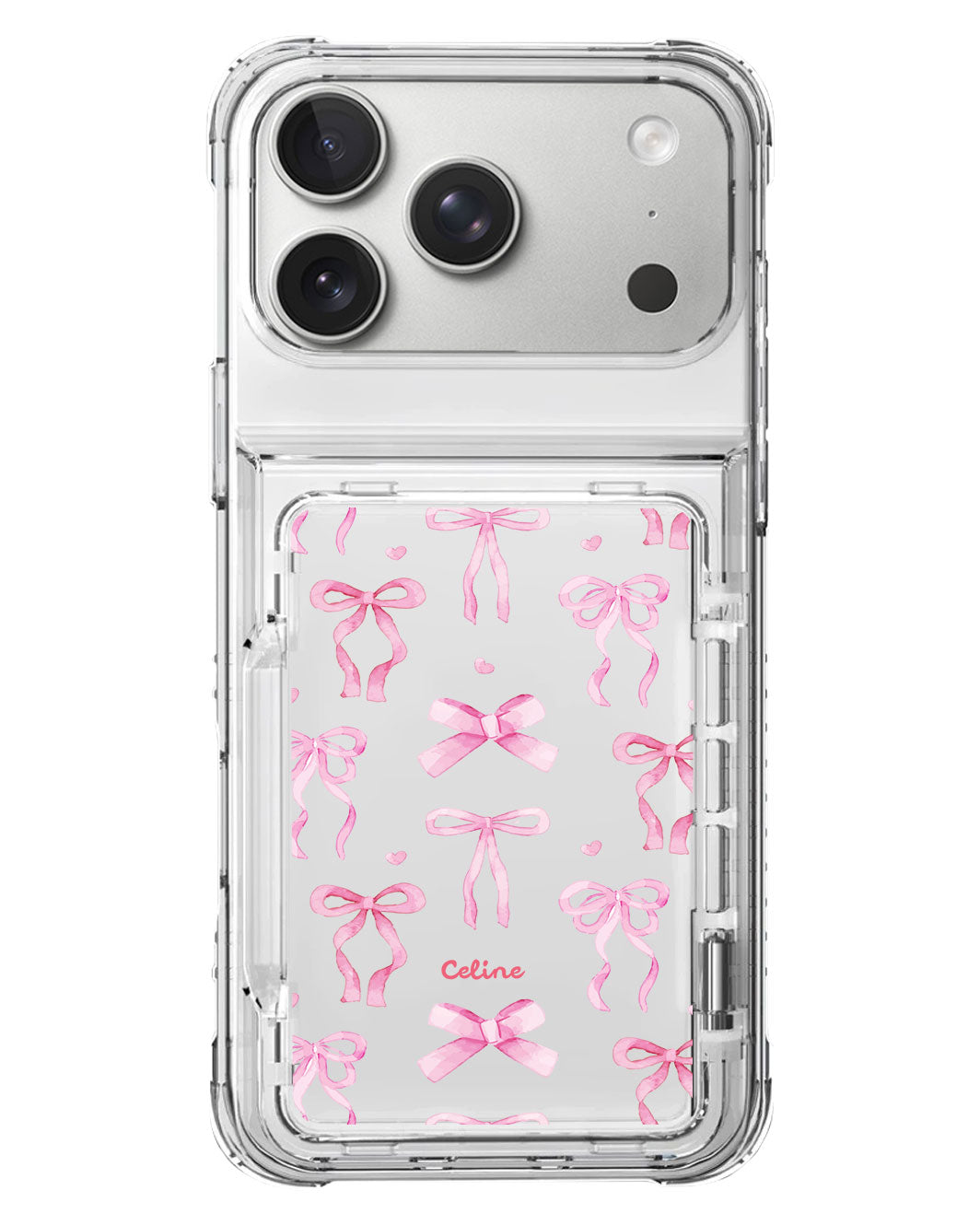 iPhone Crystal Wallet Standing Case - Love Coquette