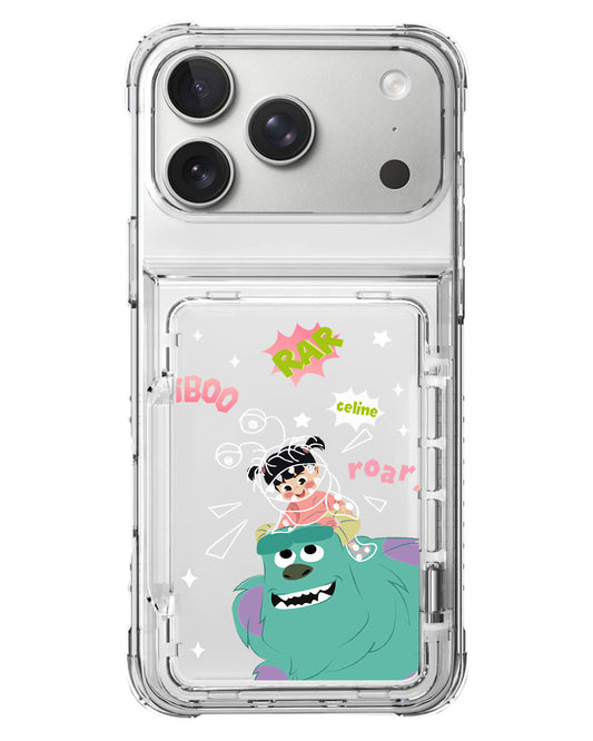 iPhone Crystal Wallet Standing Case - Monster Boo