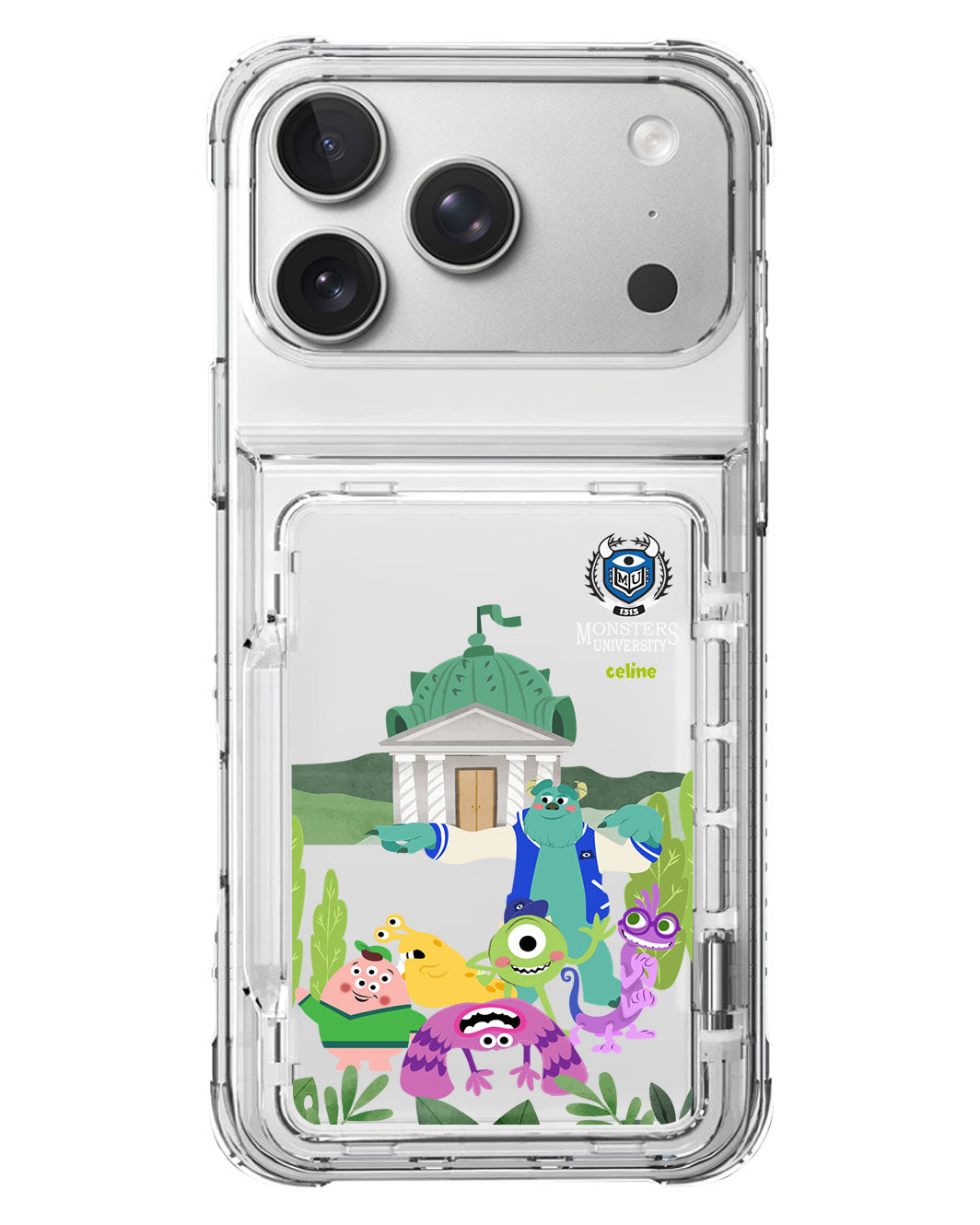iPhone Crystal Wallet Standing Case - Monster University