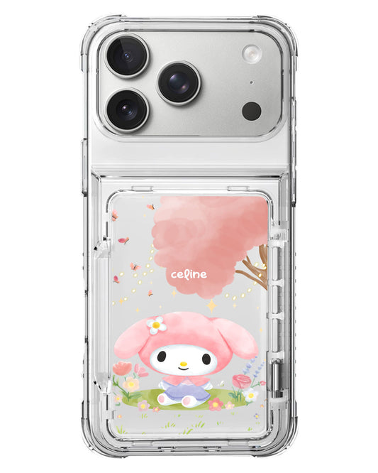 iPhone Crystal Wallet Standing Case - My Melody 1