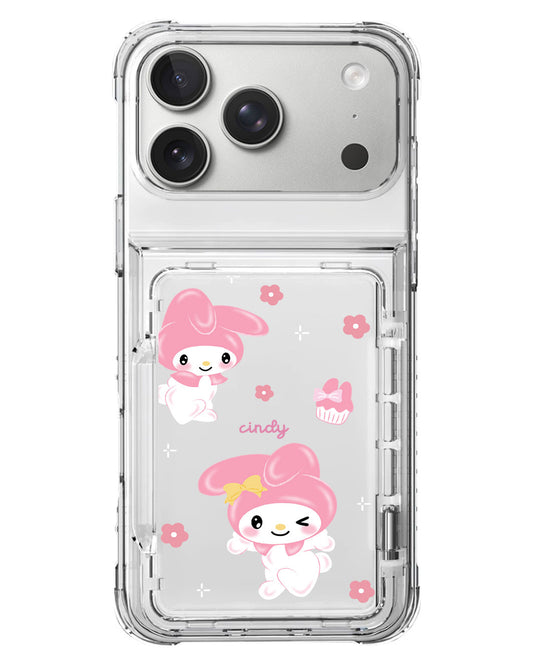 iPhone Crystal Wallet Standing Case - My Melody 2