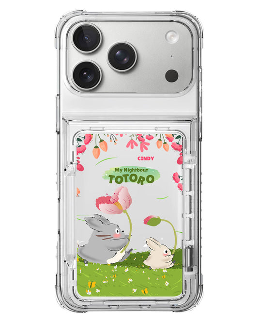 iPhone Crystal Wallet Standing Case - My Nightbour Totoro