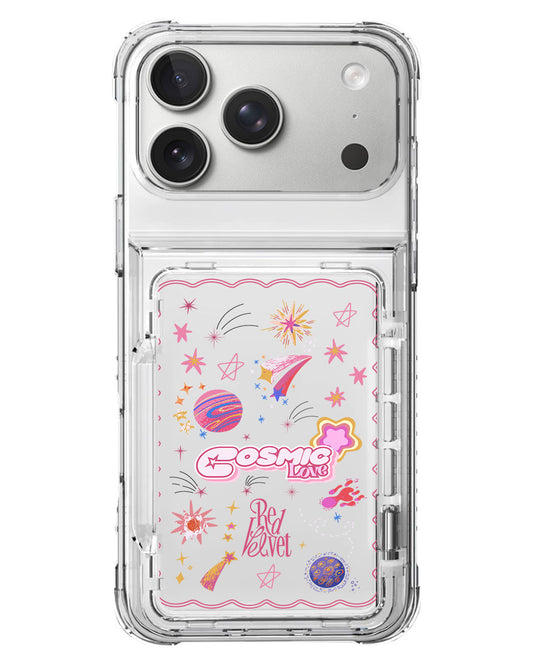 iPhone Crystal Wallet Standing Case - Red Velvet 1