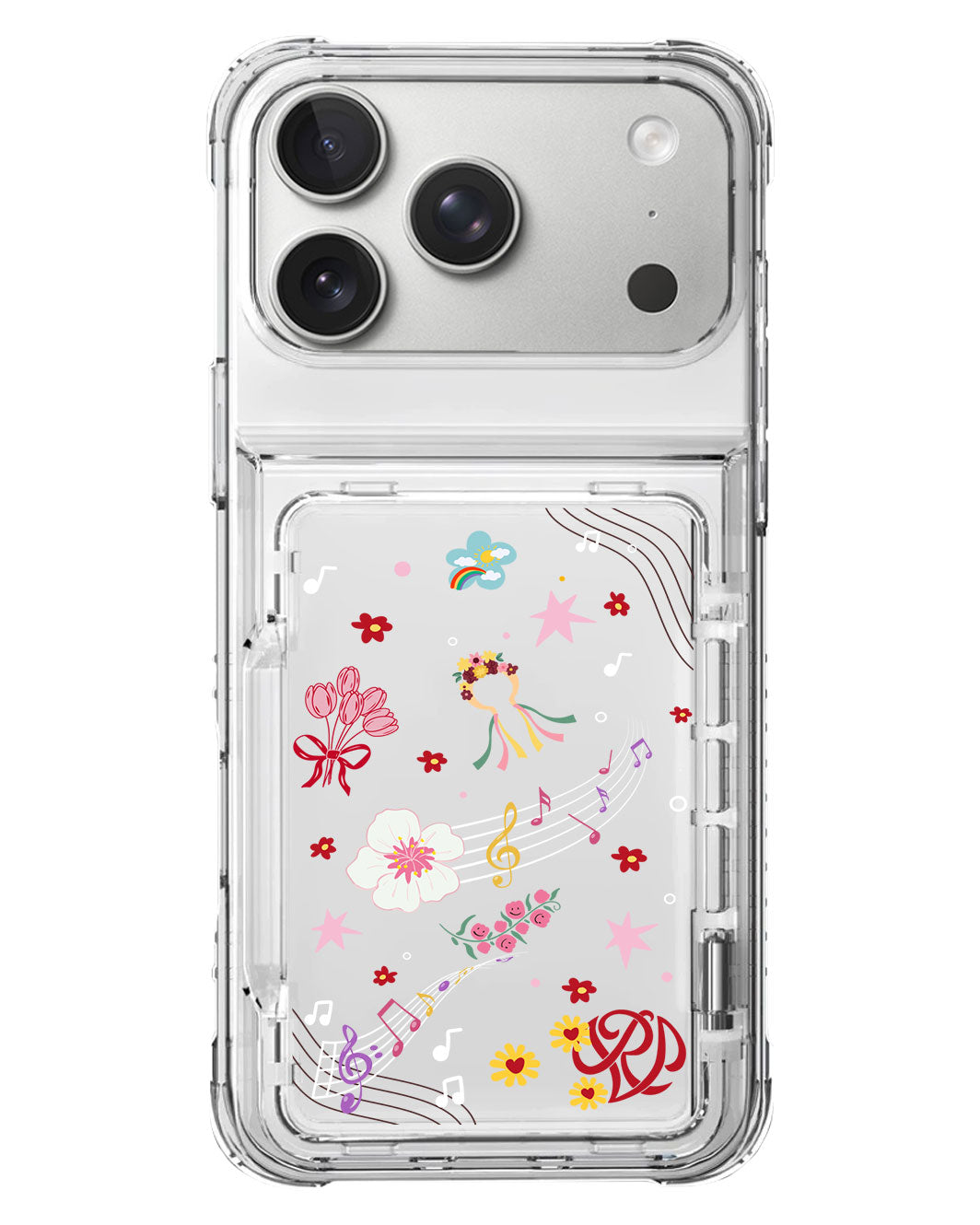iPhone Crystal Wallet Standing Case - Red Velvet 3