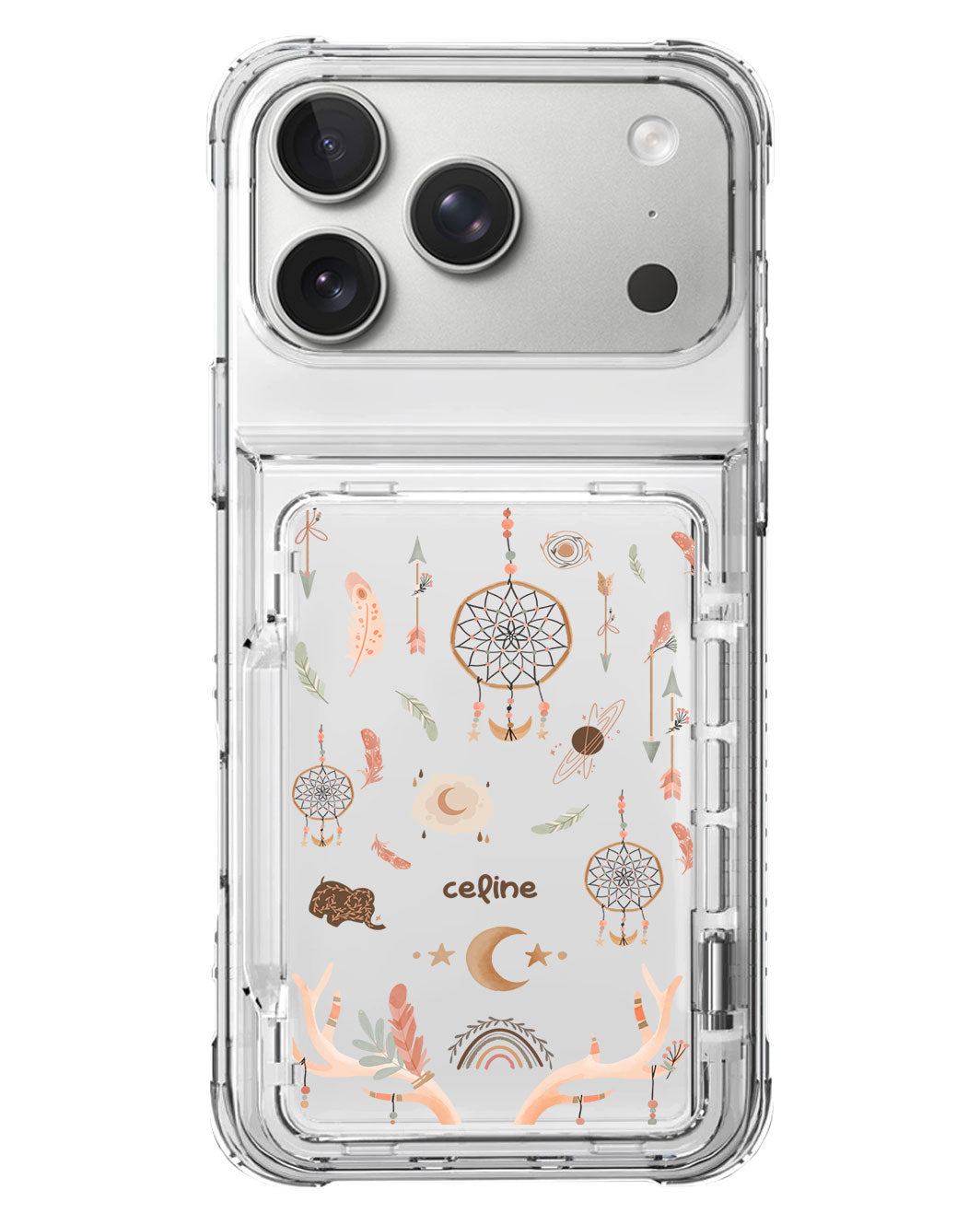 iPhone Crystal Wallet Standing Case - Savana