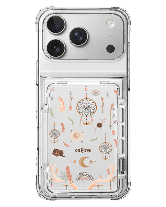 iPhone Crystal Wallet Standing Case - Savana