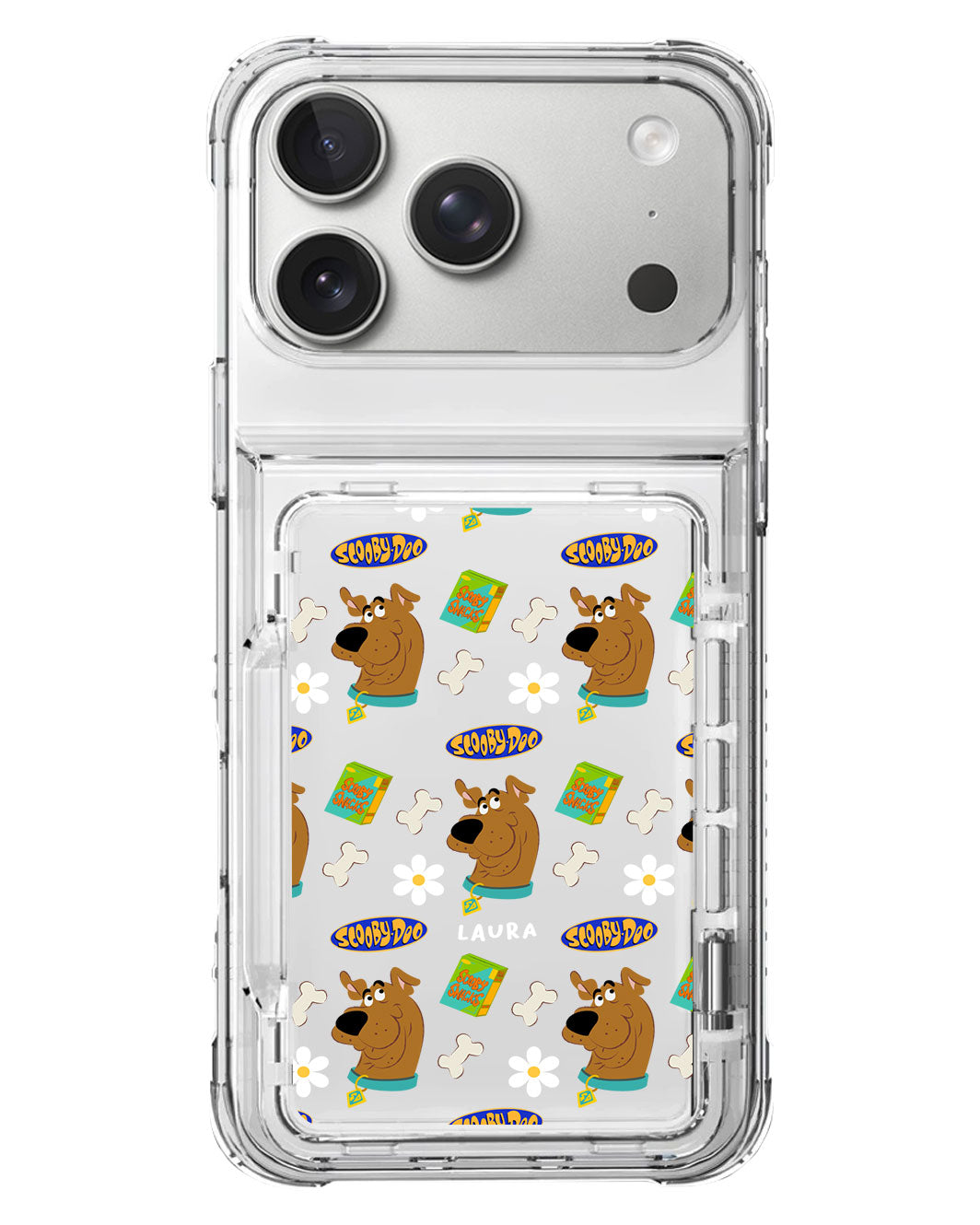 iPhone Crystal Wallet Standing Case - Scooby Doo