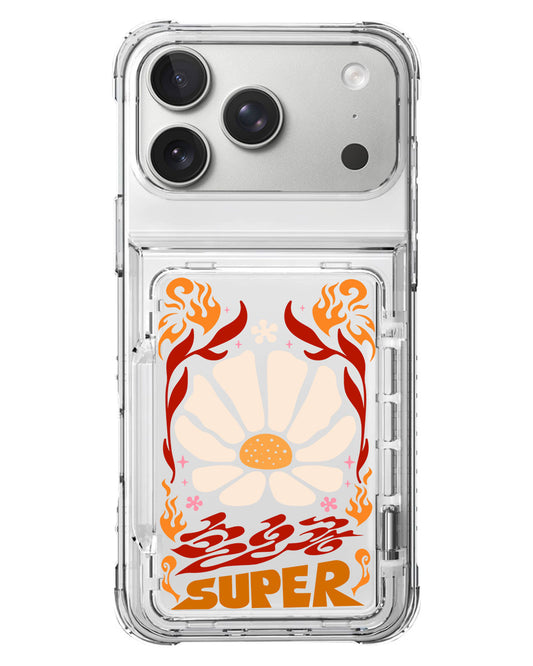 iPhone Crystal Wallet Standing Case - Seventeen 4