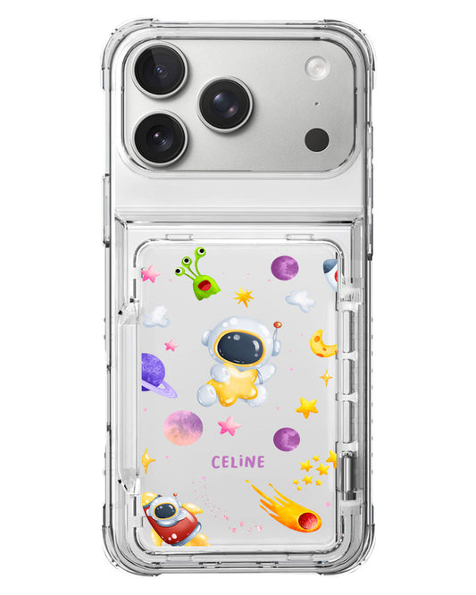 iPhone Crystal Wallet Standing Case - Spaceup