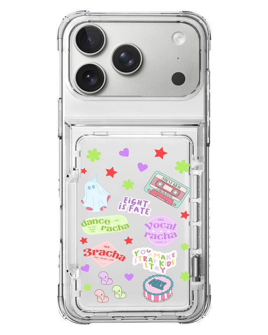 iPhone Crystal Wallet Standing Case - Straykids 3