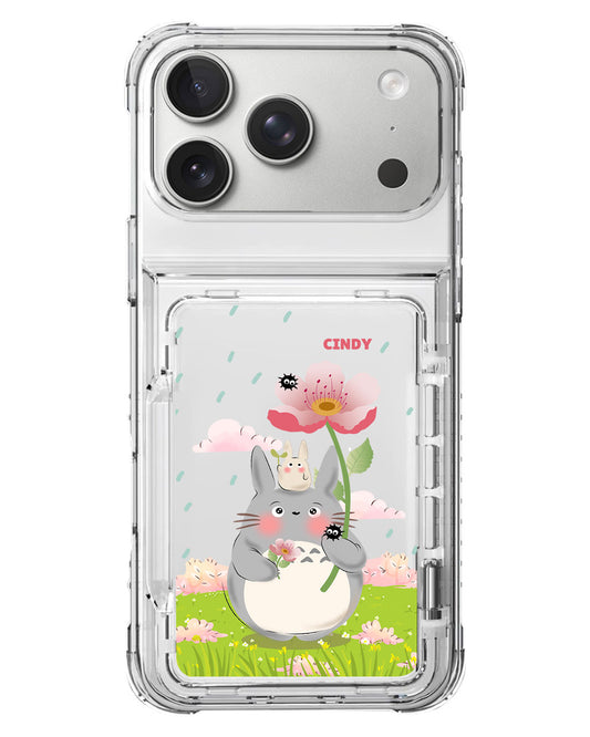 iPhone Crystal Wallet Standing Case - Totoro 2