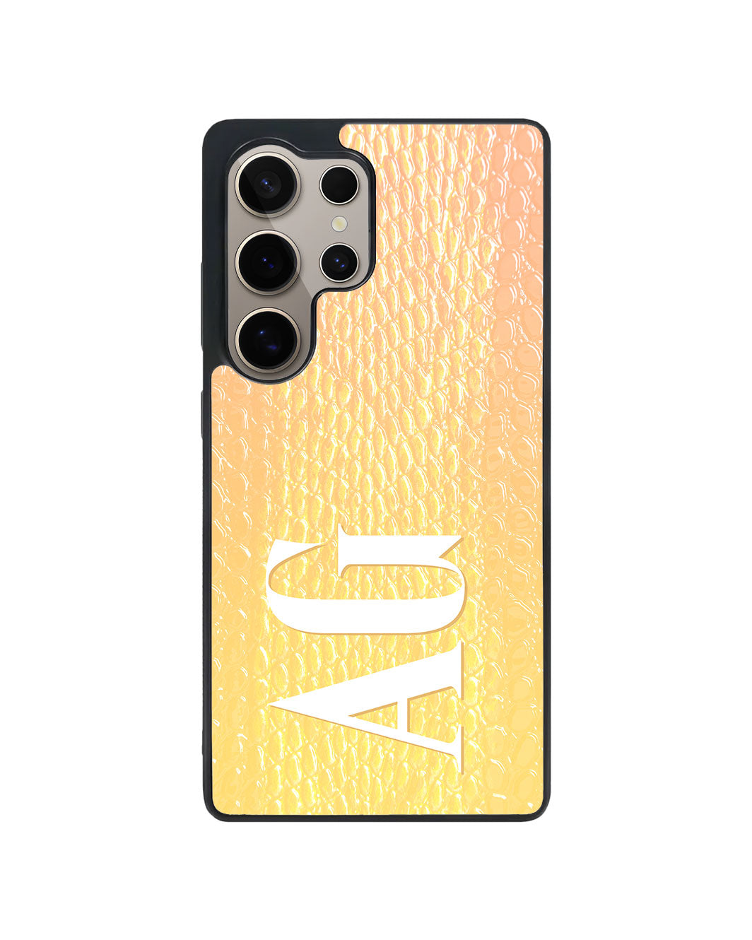 Android Premium Glam Case - Apricot Serpentine