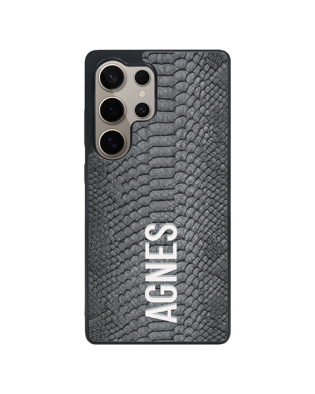 Android Premium Glam Case - Charcoal Serpentine