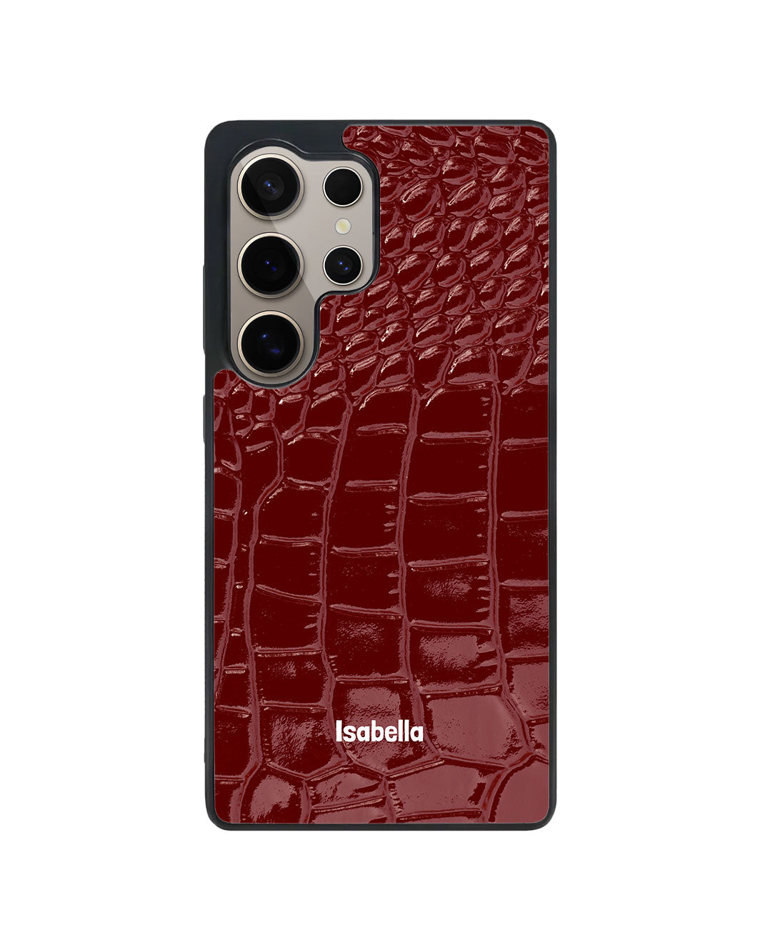 Android Premium Glam Case - Crimson Croc
