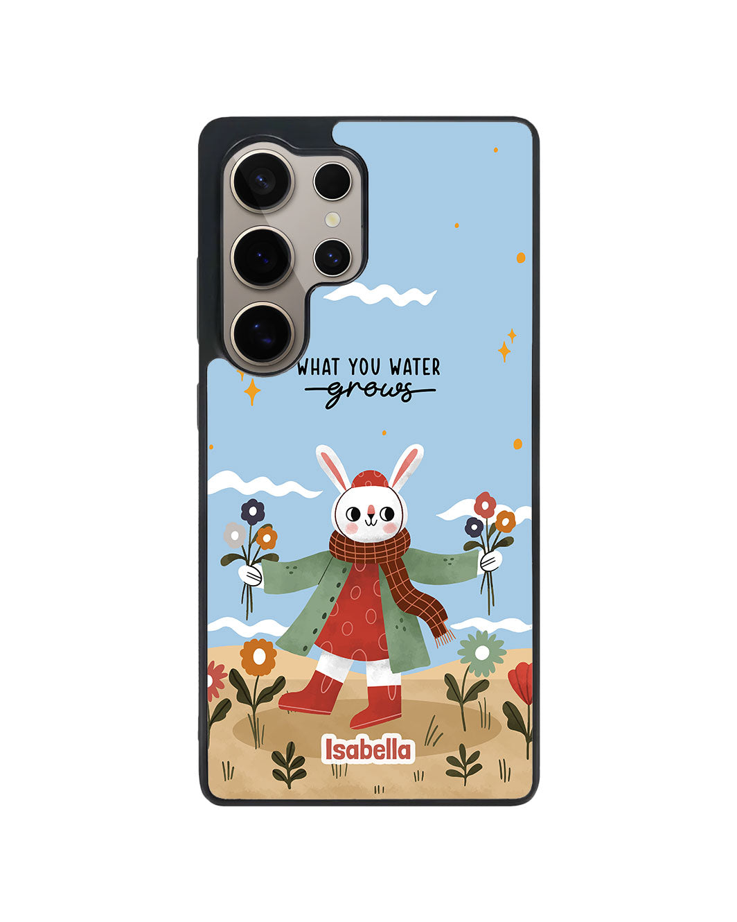 Android Premium Glam Case - Gentle Bloom