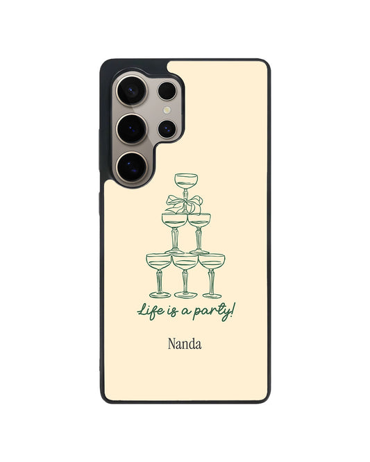 Android Premium Glam Case - Life Is A Party