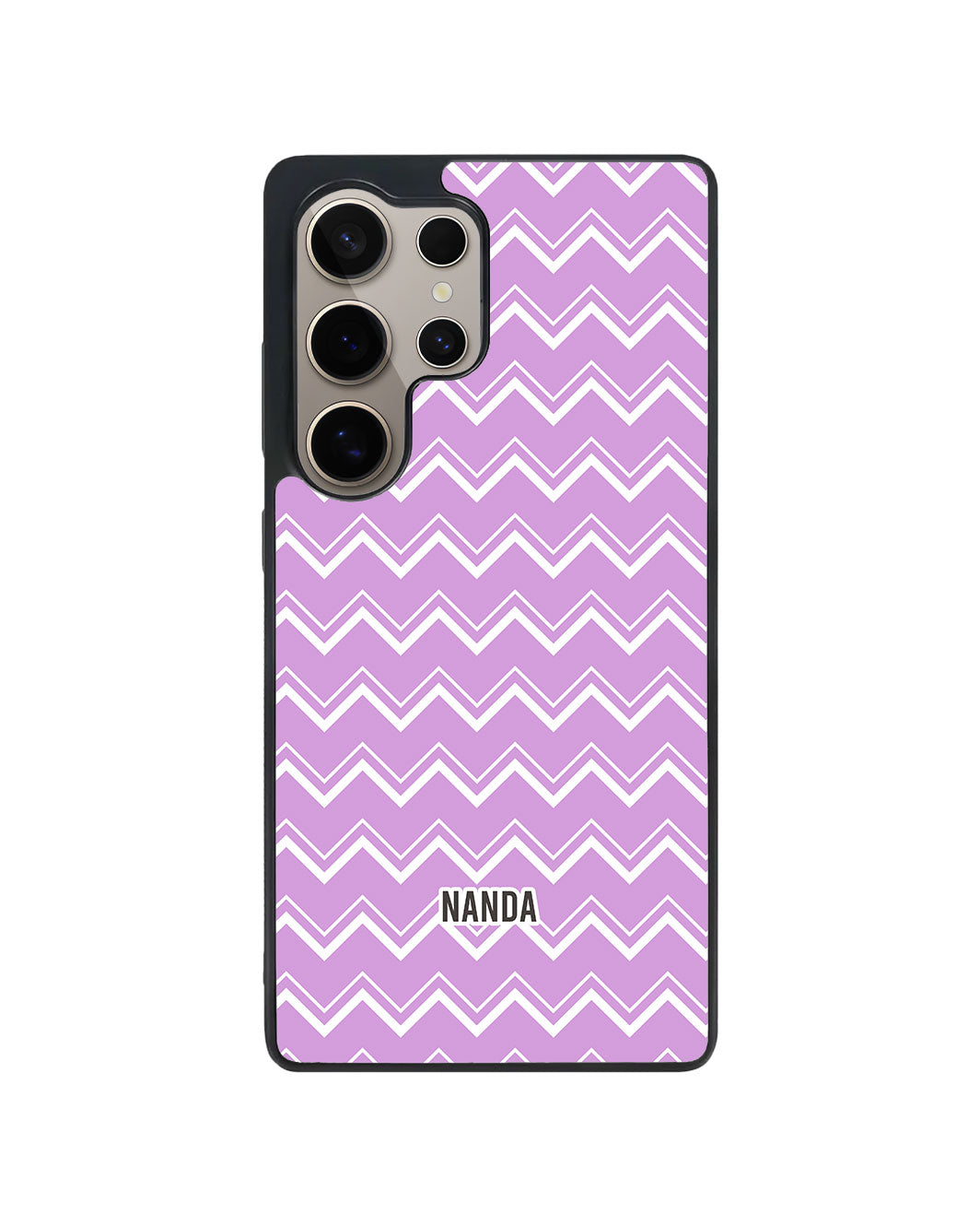 Android Premium Glam Case - Lavender Zigzag