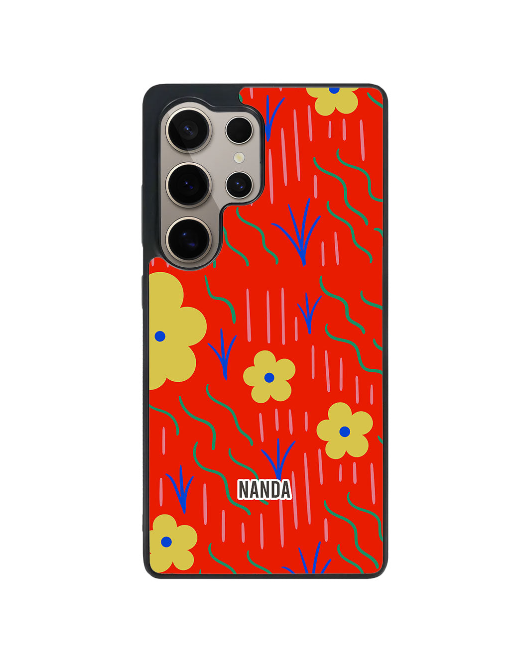 Android Premium Glam Case - Scarlet Garden