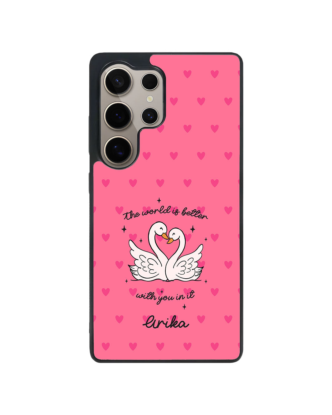 Android Premium Glam Case - Swan Soulmate