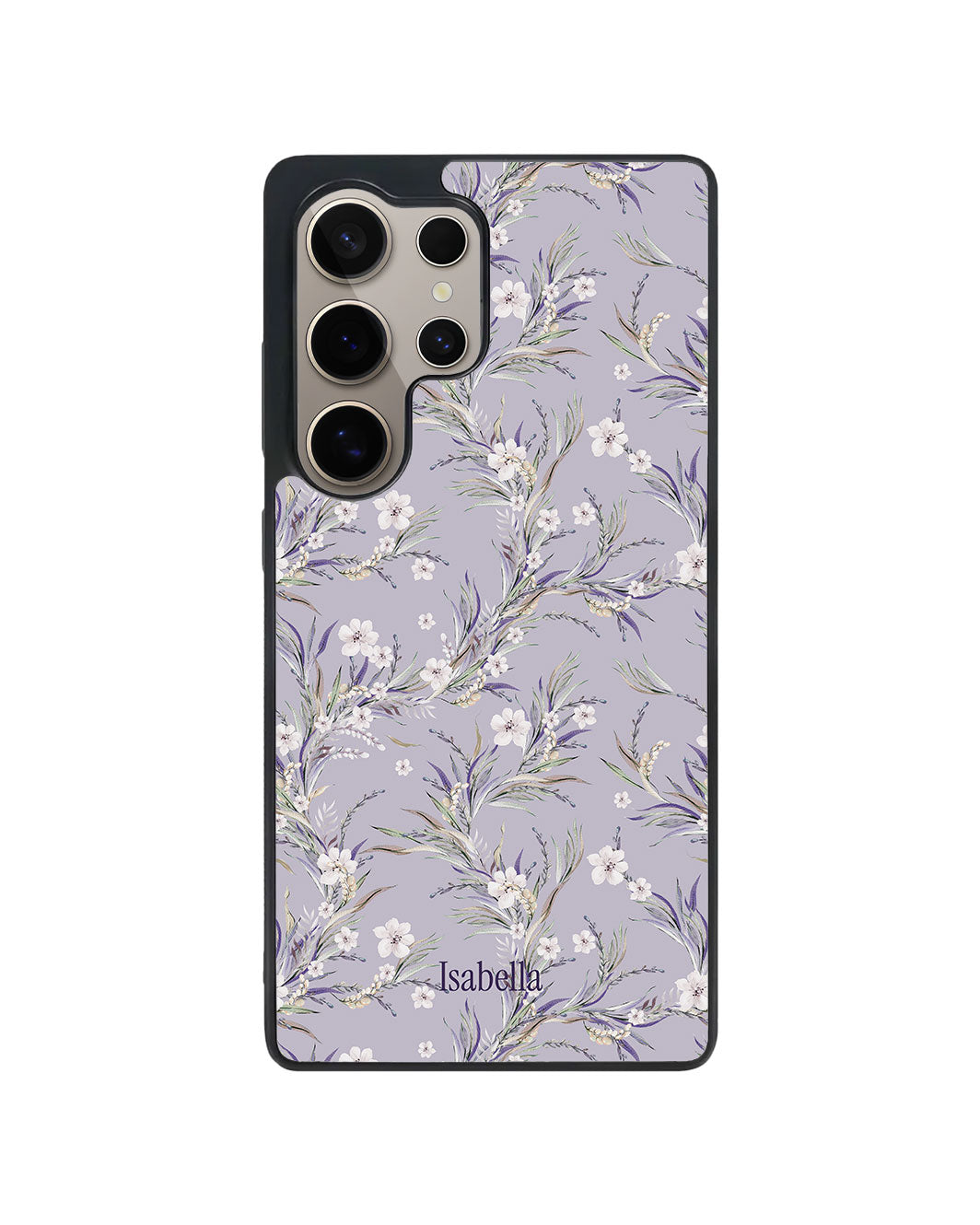 Android Premium Glam Case - Lavender Vine
