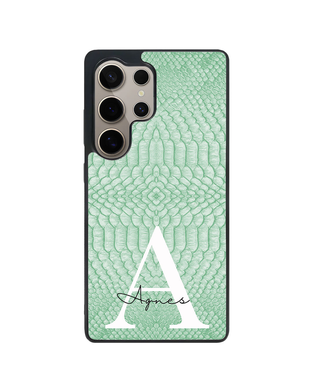 Android Premium Glam Case - Mint green Serpentine