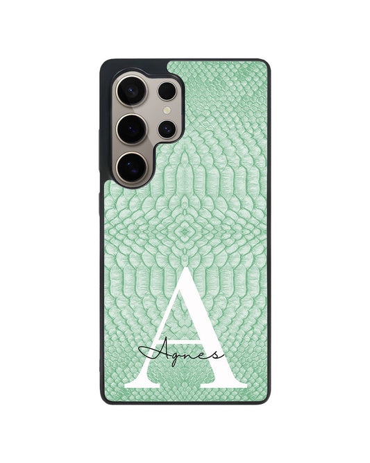 Android Premium Glam Case - Mint green Serpentine