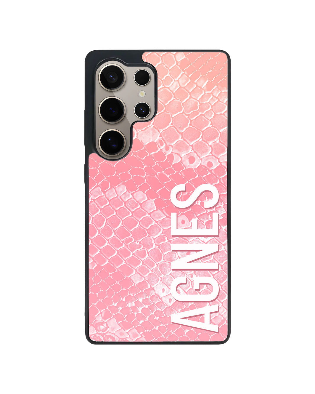 Android Premium Glam Case - Peach Serpentine