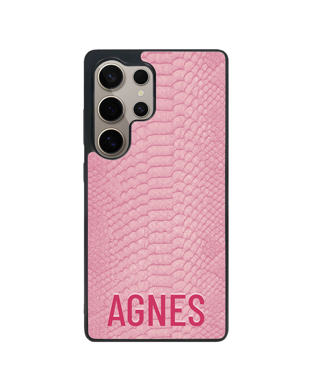Android Premium Glam Case - Pink Serpentine