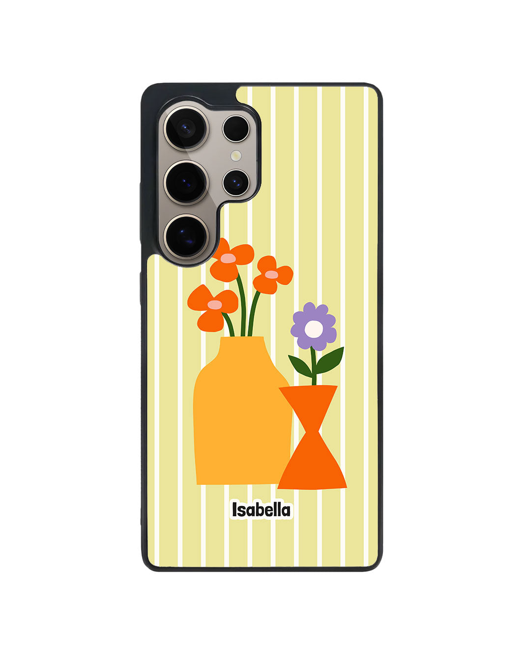 Android Premium Glam Case - Tangerine Bloom