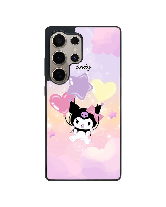 Android Premium Glam Case - Balloon Kuromi