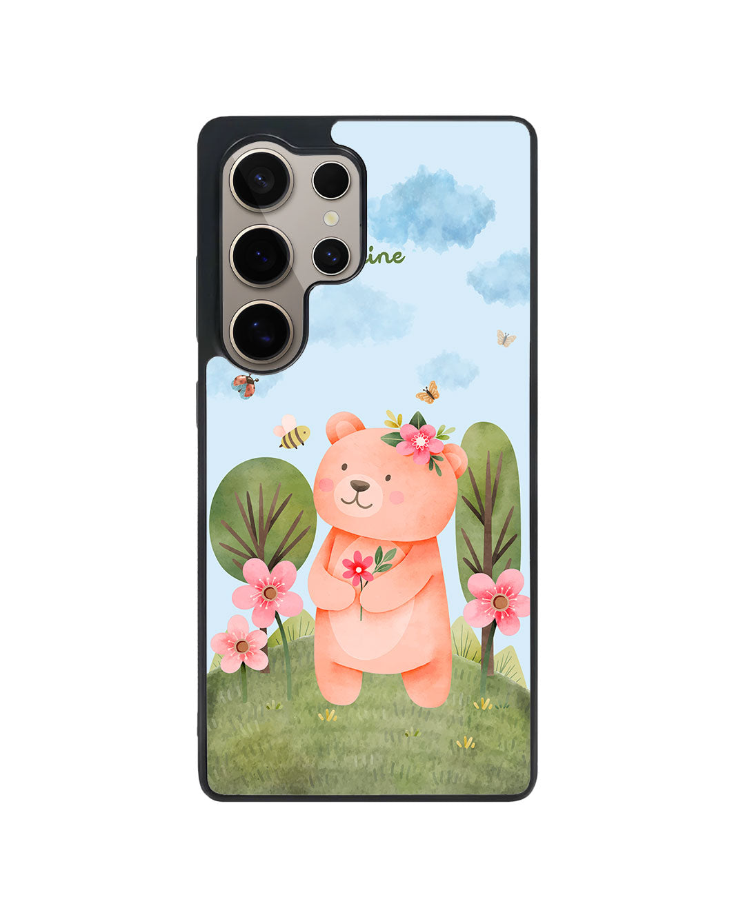Android Premium Glam Case - Bear in Spring