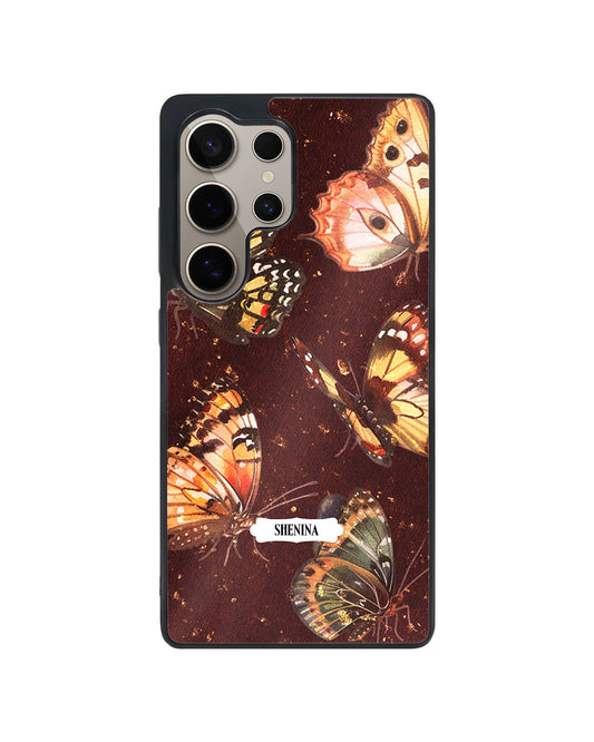 Android Premium Glam Case - Crimson Butterfly