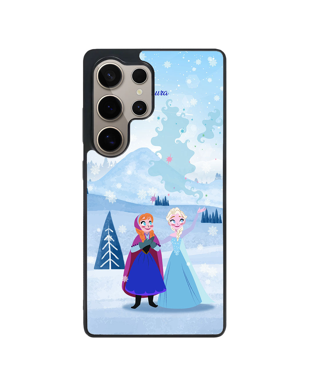 Android Premium Glam Case - Elsa and Anna