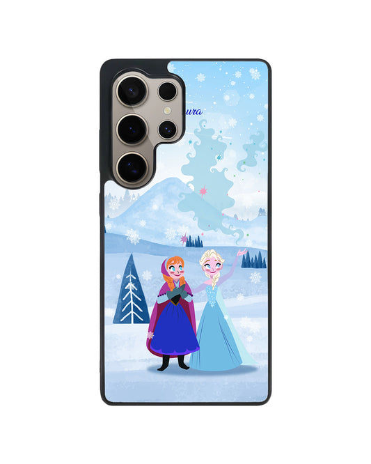 Android Premium Glam Case - Elsa and Anna