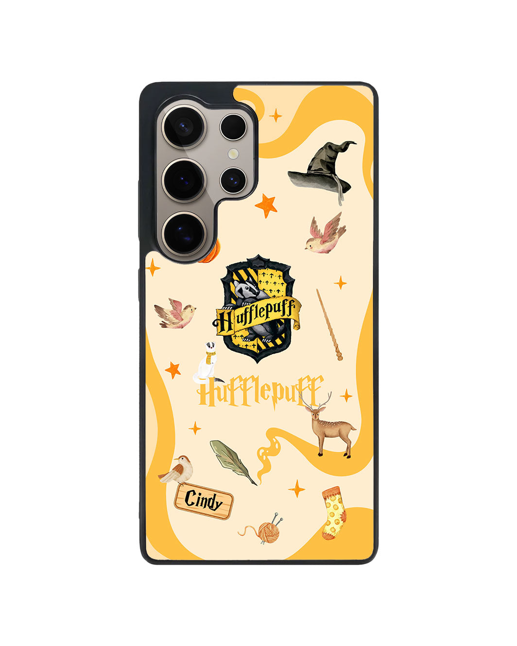 Android Premium Glam Case - Hufflepuff