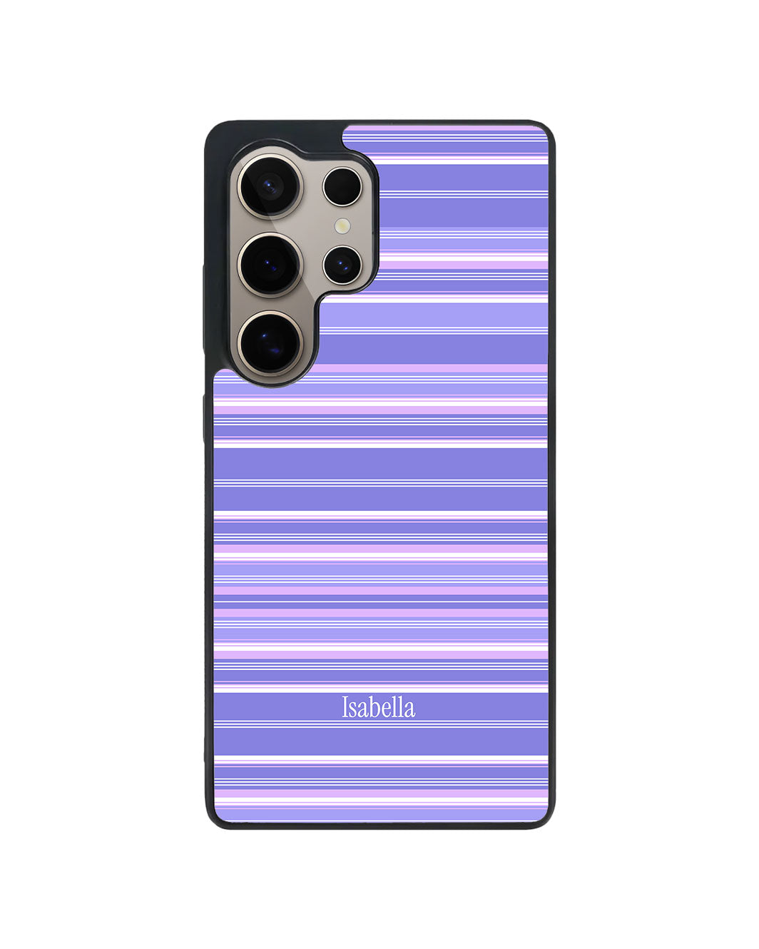 Android Premium Glam Case - Lavender Stripes