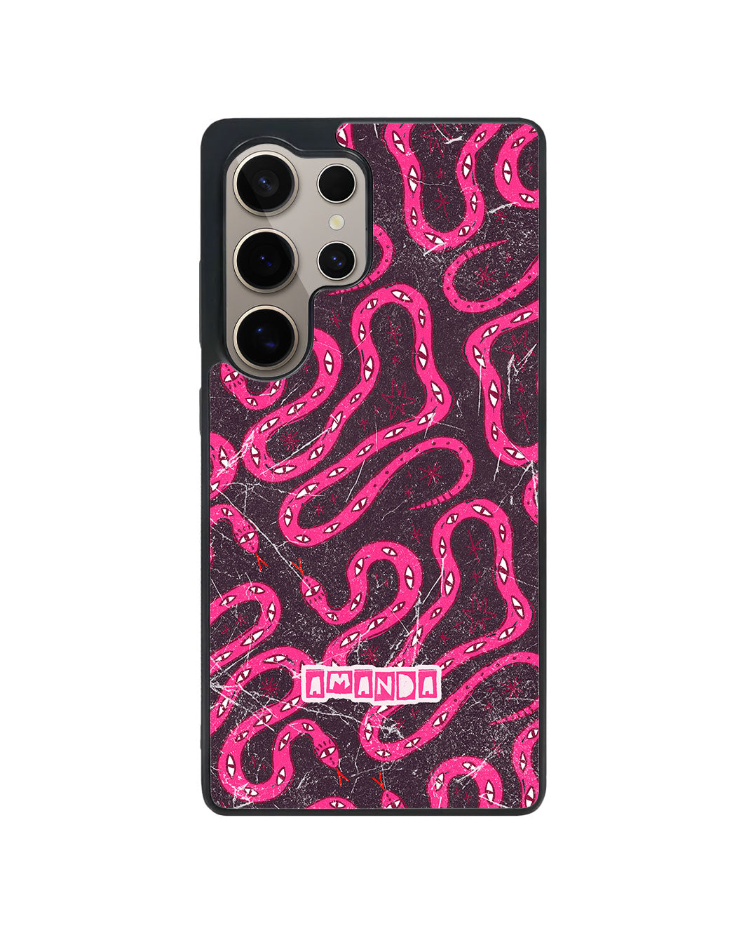 Android Premium Glam Case - Pink Venom