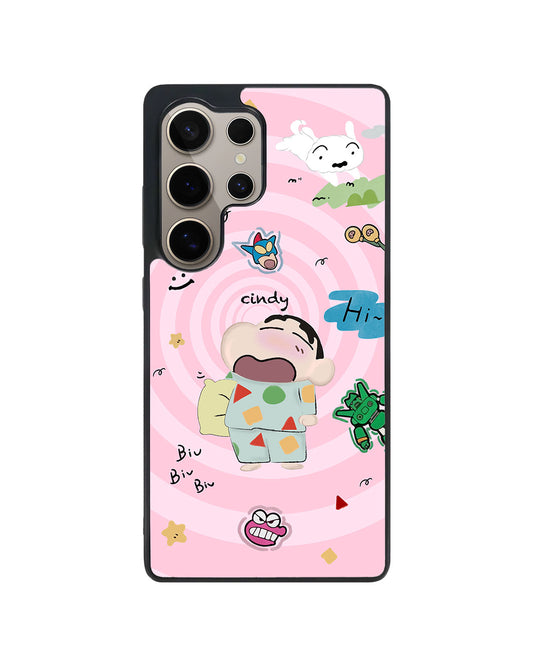 Android Premium Glam Case - Sleepy Shinchan