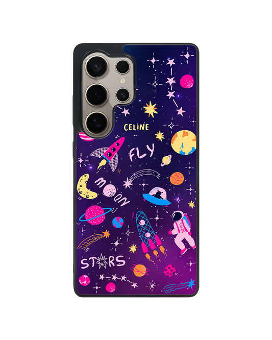Android Premium Glam Case - Space 3 Happy Space