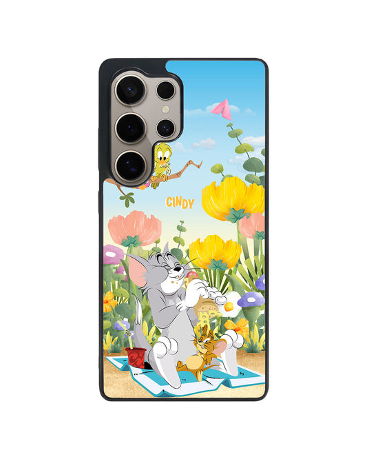 Android Premium Glam Case - Tom and Jerry Picnic