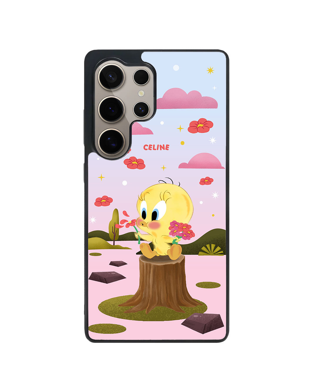 Android Premium Glam Case - Tweety Flower