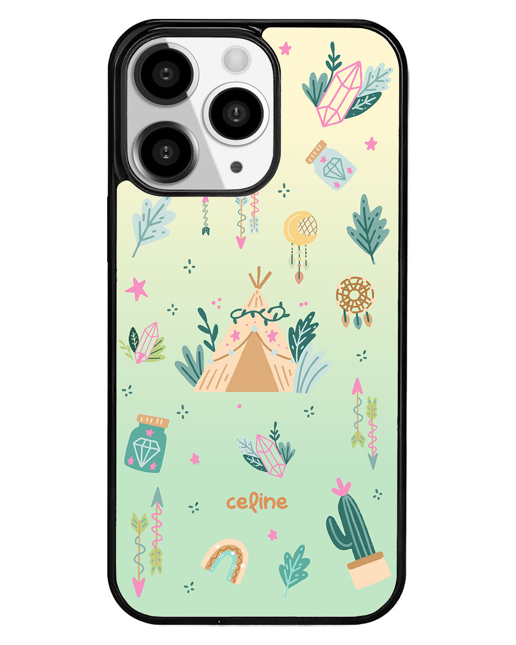 iPhone Premium Glam Case - Bohemian Greenland