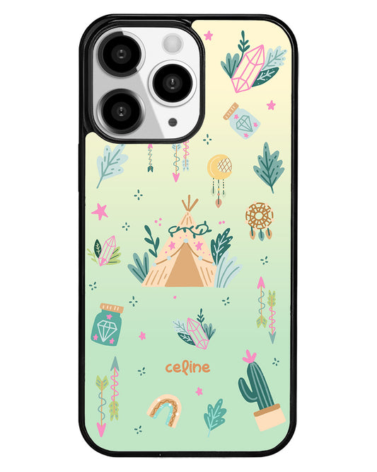 iPhone Premium Glam Case - Bohemian Greenland