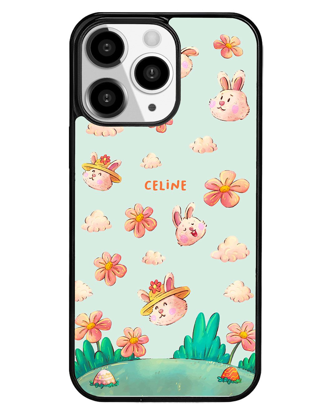 iPhone Premium Glam Case - Gardening Bunny