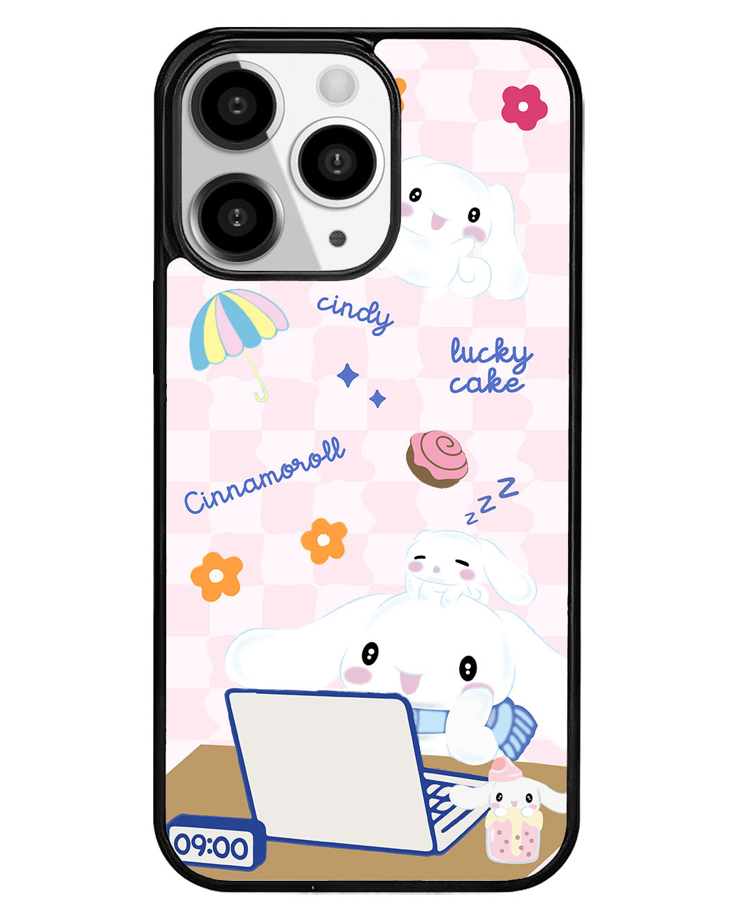 iPhone Premium Glam Case - Hard Work Cinnamoroll
