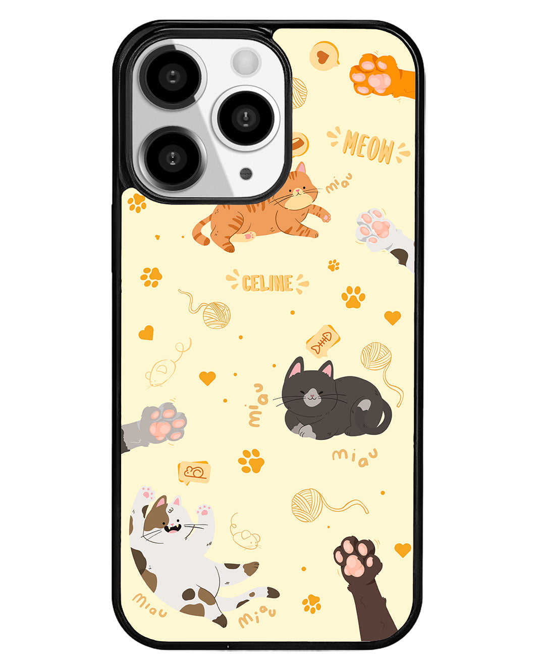 iPhone Premium Glam Case - Kitty