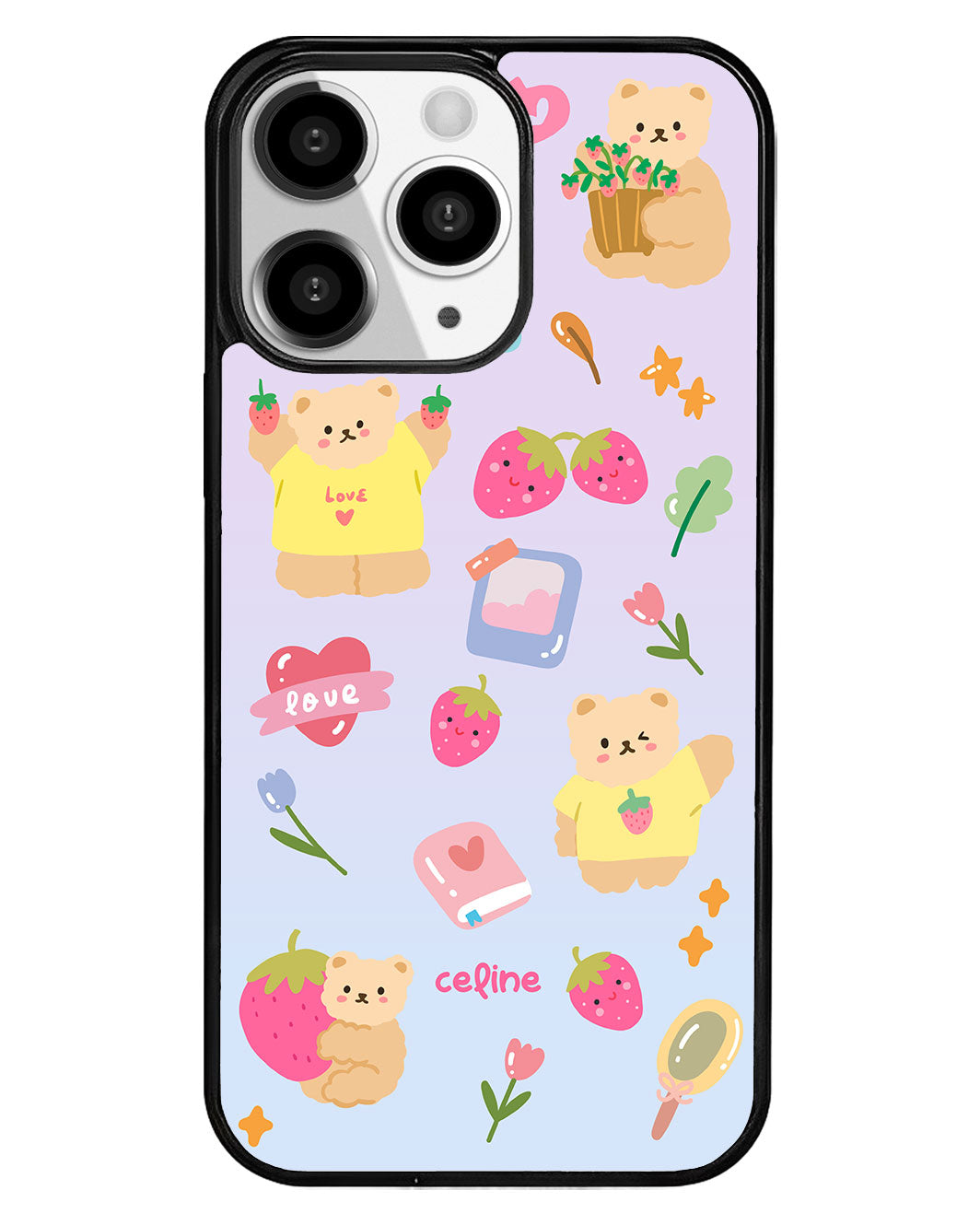 iPhone Premium Glam Case - Love Berry