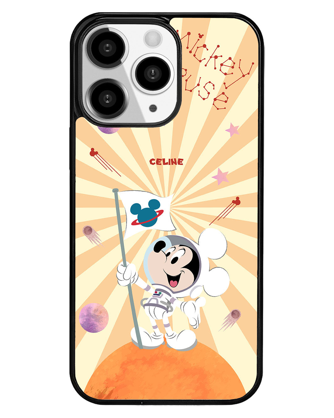 iPhone Premium Glam Case - Mickey Space