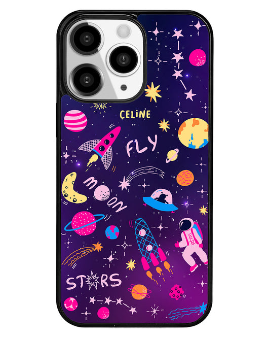 iPhone Premium Glam Case - Space 3 Happy Space